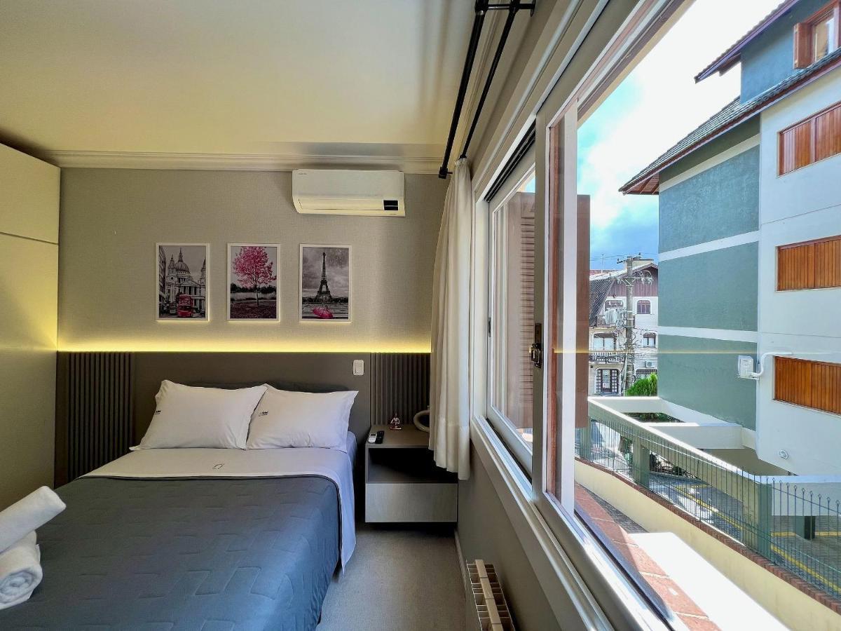 Apartamento Palladio 1Dorm Centro By Achei Gramado Esterno foto
